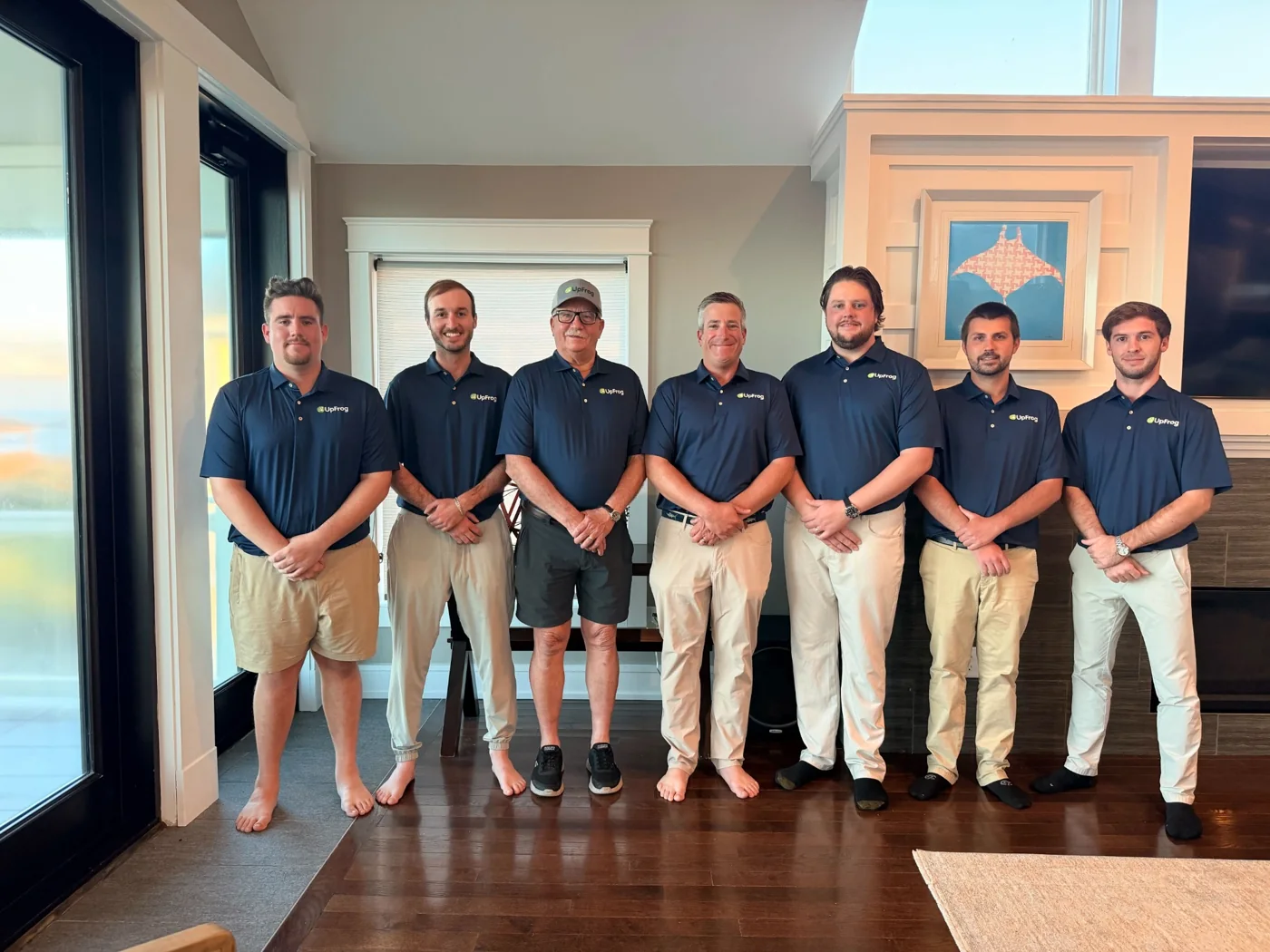 The UpFrog team together